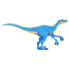 Yandusaurus Dinosaur Transparent Sticker